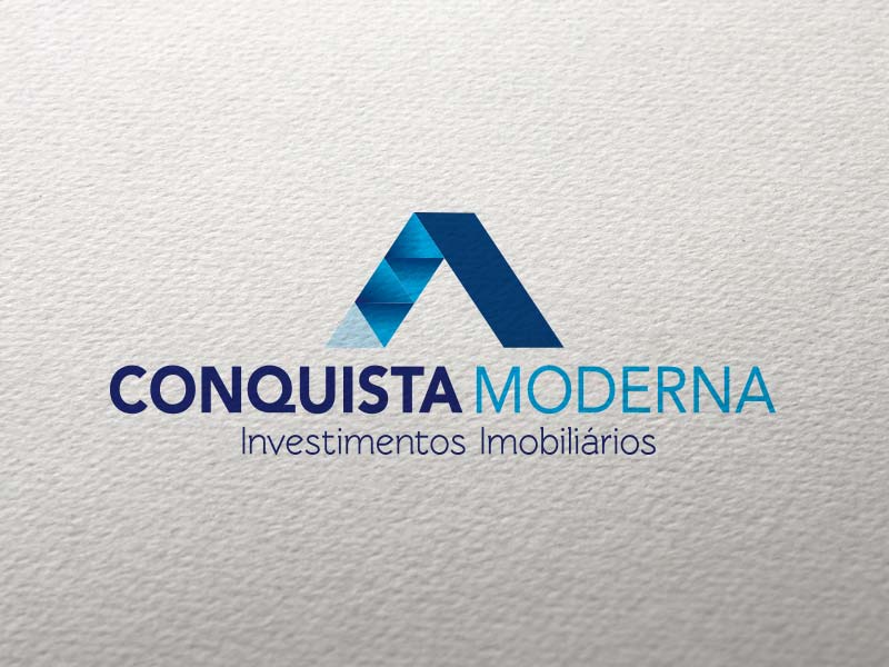  criação de logotipo Conquista Moderna 