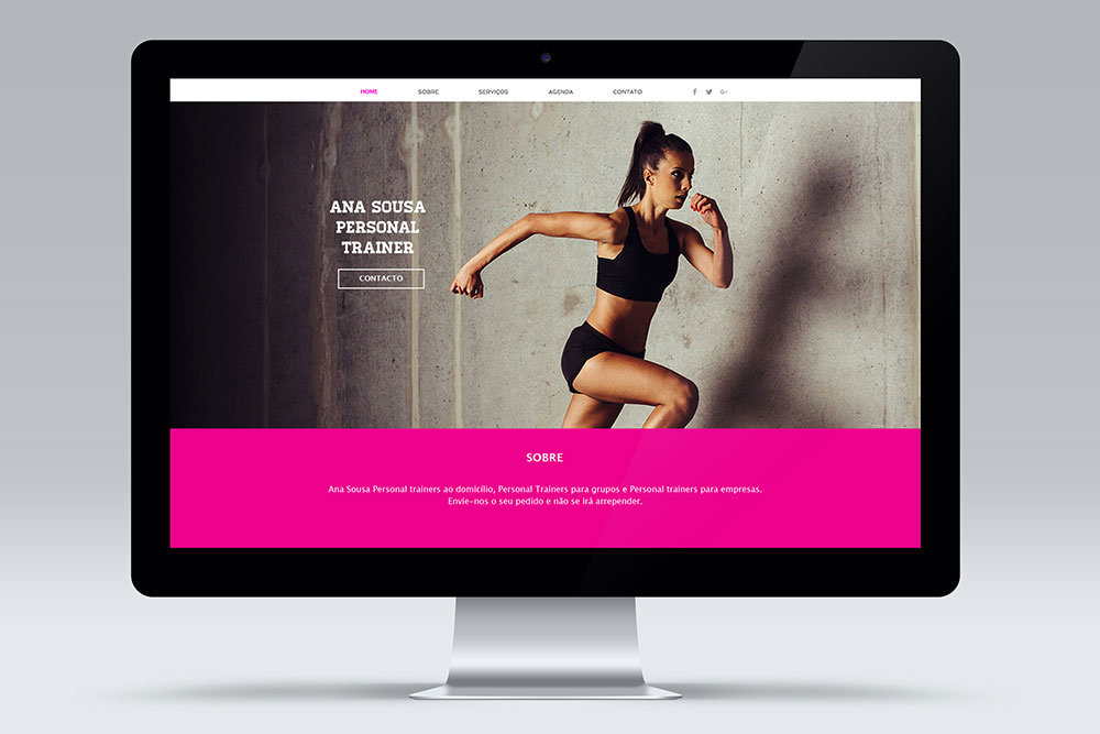Ana Sousa Personal Trainer website