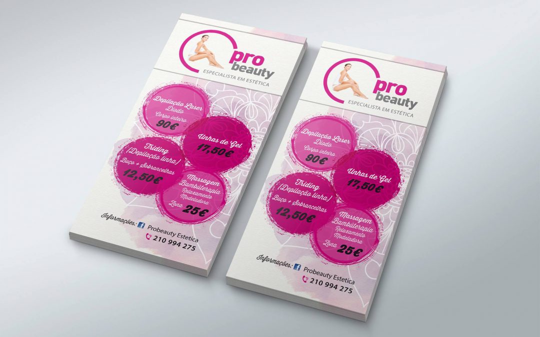 Probeauty especialista em estética Flyers