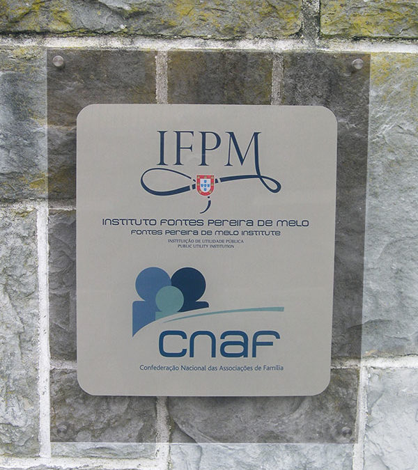 IFPM placa de acrílico