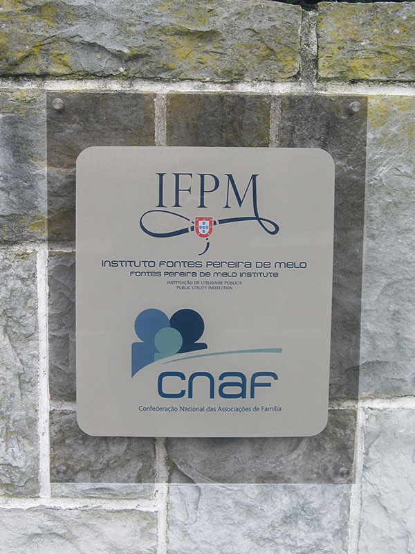 IFPM placa de acrílico