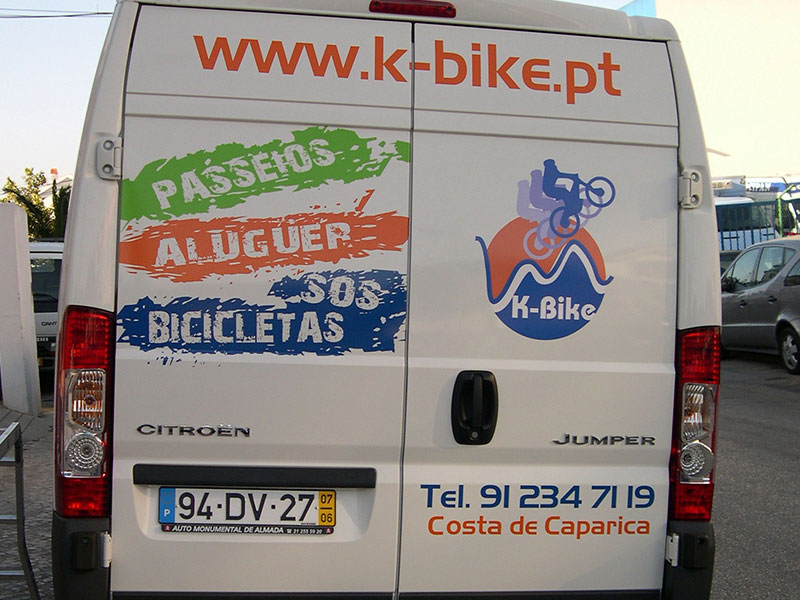 K-bike decoração de viatura