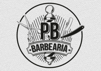 PB Barbearia logotipo
