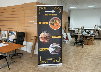 Roll Up 200m x 85cm Café Tropical