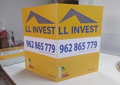 LL Invest | Placas em forma de V