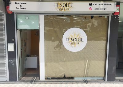 Le Soleil Manicure e Pedicure | Decoração de Montra.